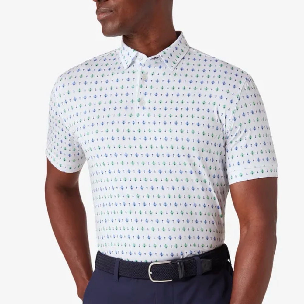 NEW Mizzen + Main's Versa Polo
Classic Fit
Print: Agave White
Size: Large